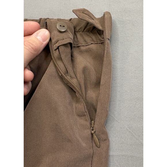 J. Jill Modal Wide Leg Cropped Pants Women’s XL Brown Blend Office Casual - Picture 4 of 11